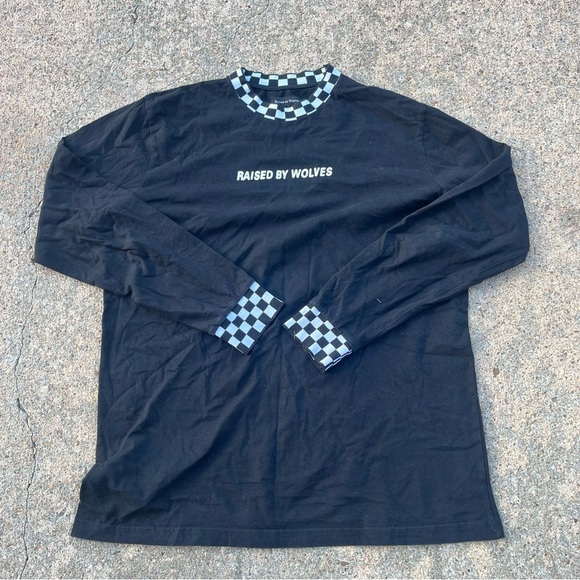 Raised by wolves Black Long Sleeve Men's Shirt - Picture 7 of 8
